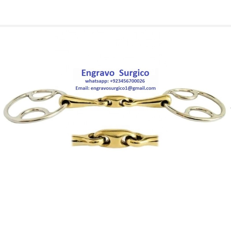 Horse Mouth Bit Factory - 3 Ring Single Joint Riding