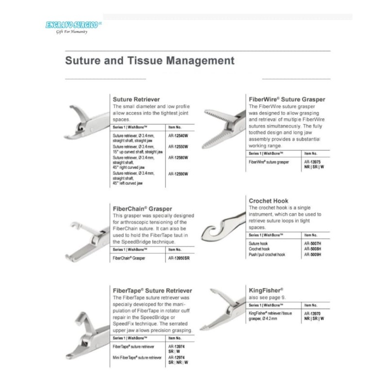 Arthroscopic Instruments Manufacturer - Grasper Tweezers Scissors
