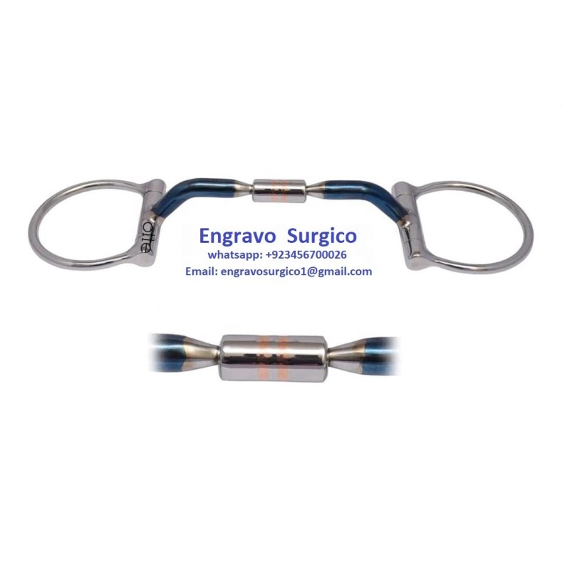 Horse Mouth Bit Factory - 3 Ring Single Joint Riding