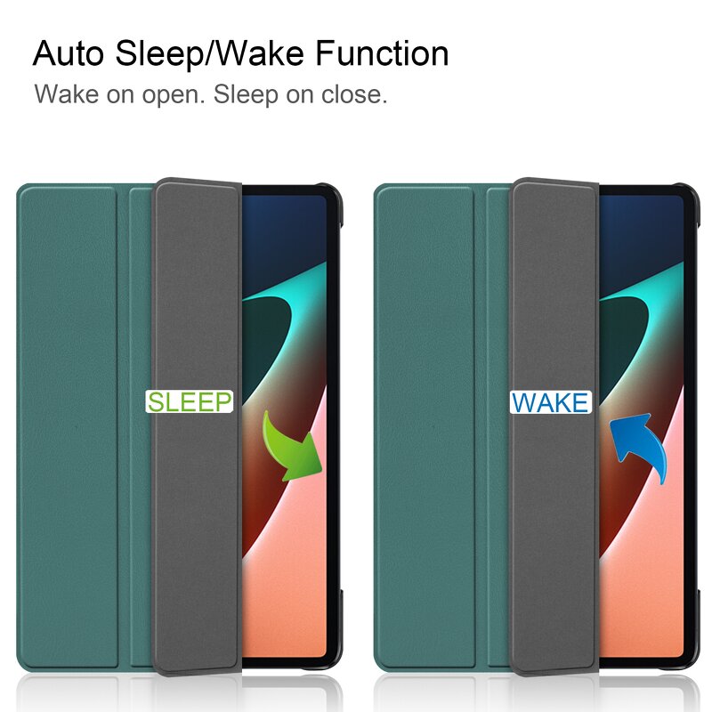 Tablet Case Manufacturer - OEM Hot Selling PU Leather Trio-fold for Xiaomi Pad 5