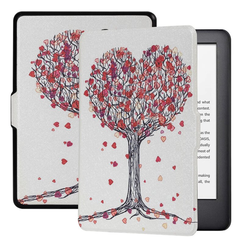 Kindle Cover Manufacturer - OEM 2025 Hot Seller PU+PC Handstrap Color Print