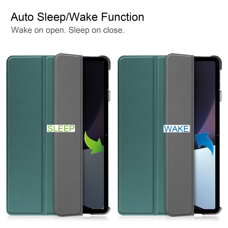 Tablet Case Factory - OEM Multi-Viewing PU Stand for OPPO Pad with Auto Sleep