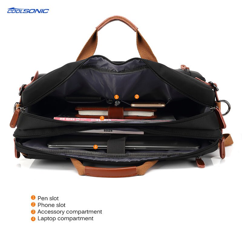 Laptop Bag Manufacturer - OEM Multi-function 17.3inch Anti-Theft Travel