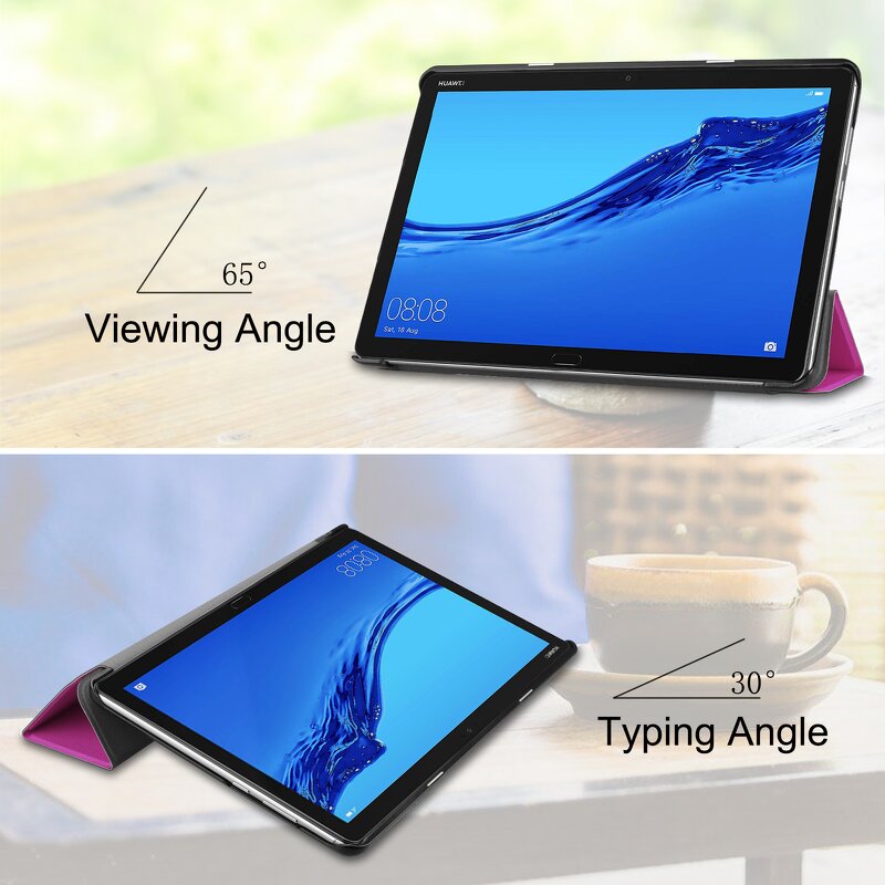 Tablet Case Manufacturer - OEM For Huawei M5 Lite 10 Inch Tri Fold Stand Smart