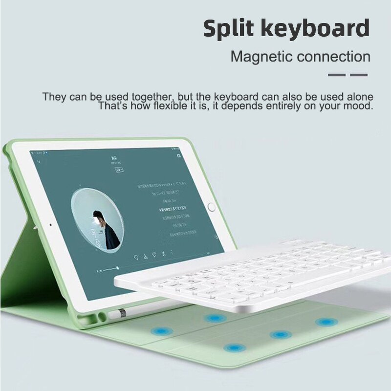 Tablet Case Manufacturer - OEM Detachable Wireless Leather Keyboard for Redmi Pad