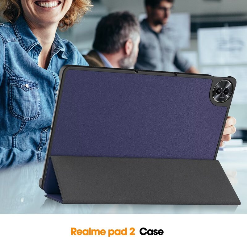 Tablet Cover Manufacturer - OEM Multi-Viewing PU Leather for Realme Pad 2