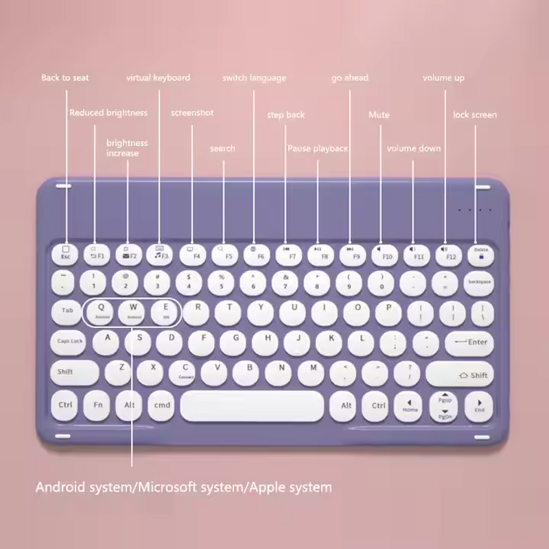 Bluetooth Keyboard Factory - OEM Factory Price for iPad 10/11inch Circular