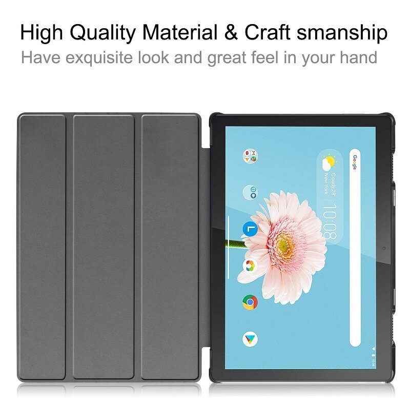 Tablet Case Manufacturer - OEM Magnetic Case Tri Fold Stand for Lenovo Tab M10