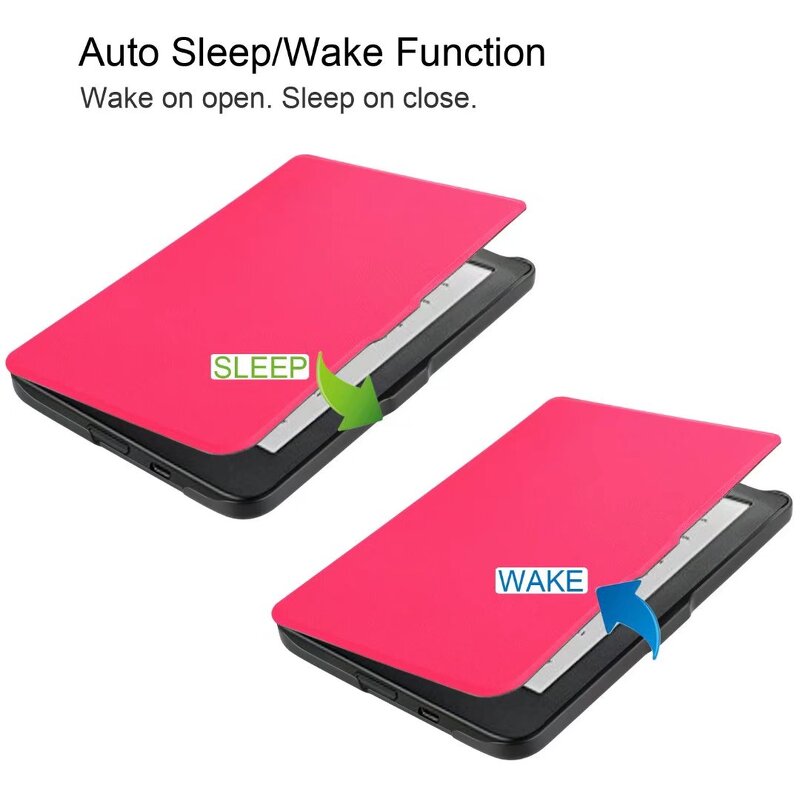 Tablet Case Manufacturer - OEM 6 Inch Folding Smart Cover for Kindle Kobo Clara