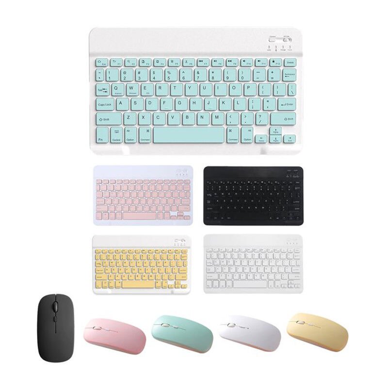Keyboard Combo Factory - Wholesale Mini RGB Backlight BT Mouse and Keyboard
