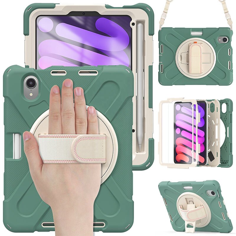 Tablet Case Factory - OEM Travel Dropproof 3 Layers Rugged with Pencil Holder