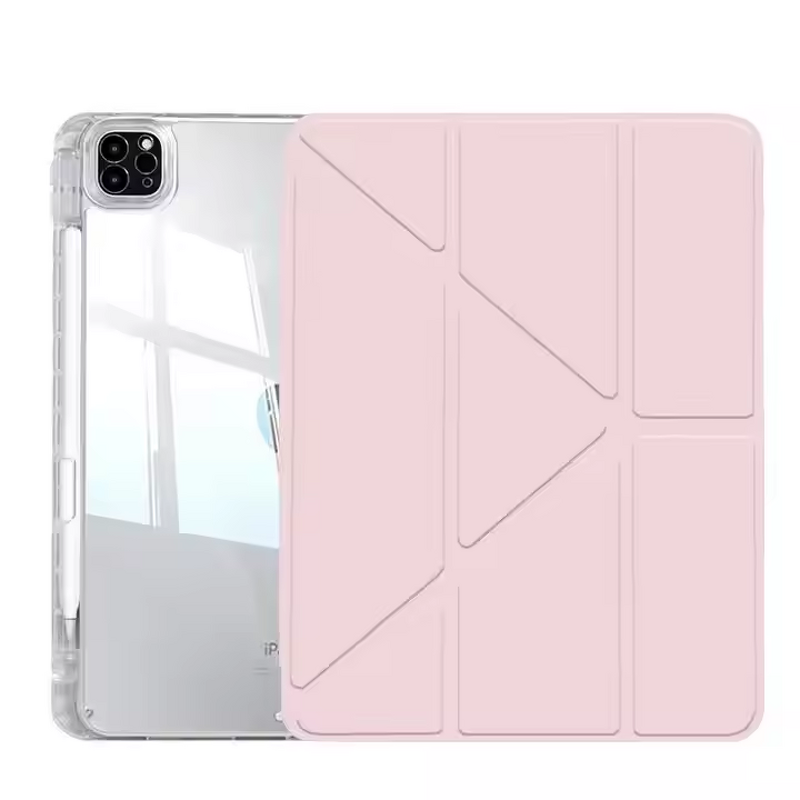 iPad Case Manufacturer - OEM Beauty Y Folding Transparent for iPad 10th 2022