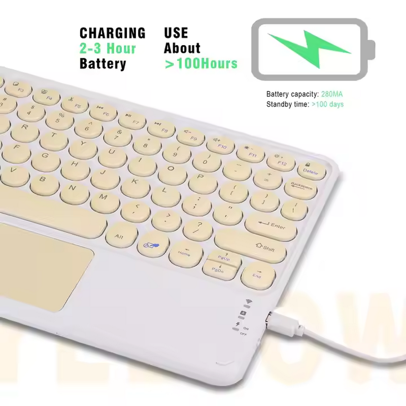 Bluetooth Keyboard Manufacturer - Wholesale Round Hat Wireless Flexible