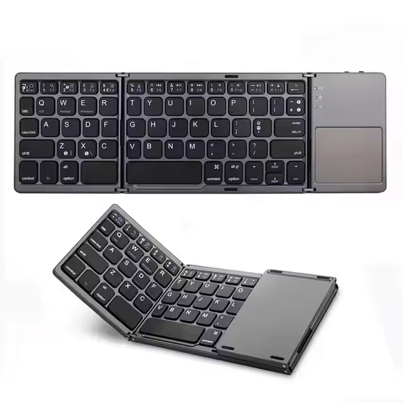 Folding Keyboard Factory - OEM Rechargeable Bluetooth with Touchpad Portable