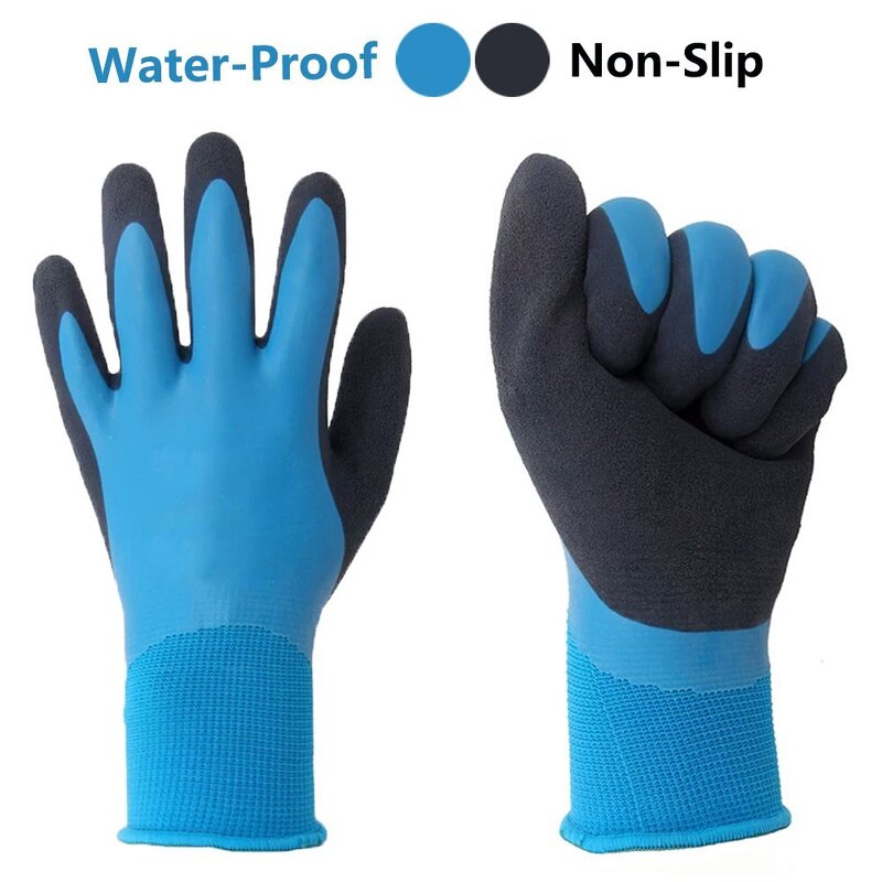 Winter Work Glove Manufacturer - OEM/ODM 100% Waterpoof Thermal Fleece Lined Latex Coated