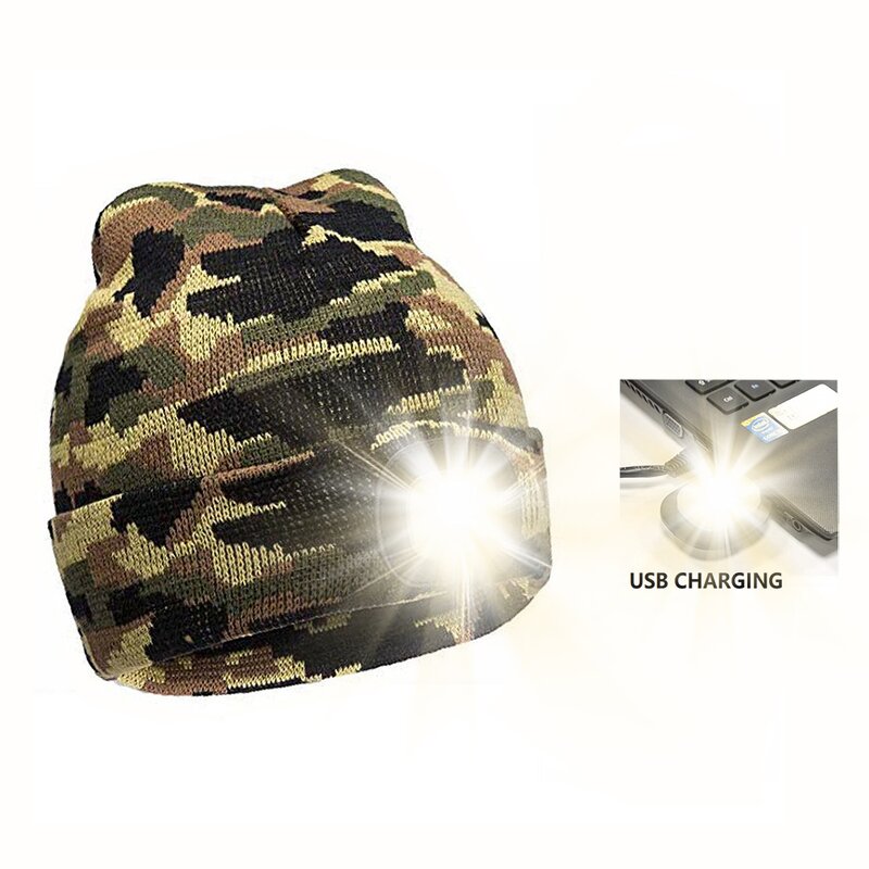 LED Beanie Hat Factory - OEM/ODM Custom Logo Winter Thermal USB Rechargeable for Fishing