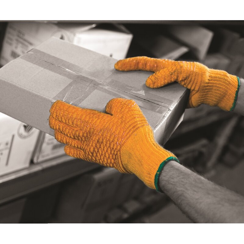 Work Glove Manufacturer - OEM/ODM High Grip PVC Lattice Honeycomb for Freezer Warehouse