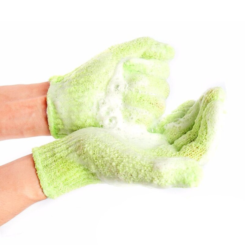 Bath Gloves Factory - OEM/ODM Custom Logo Nylon Loofah Exfoliating for Shower