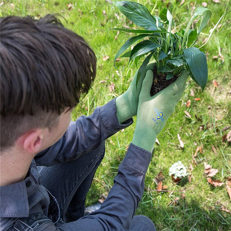 Garden Glove Factory - OEM/ODM CE Certified Durable Nitrile Latex Sensitivity Bamboo