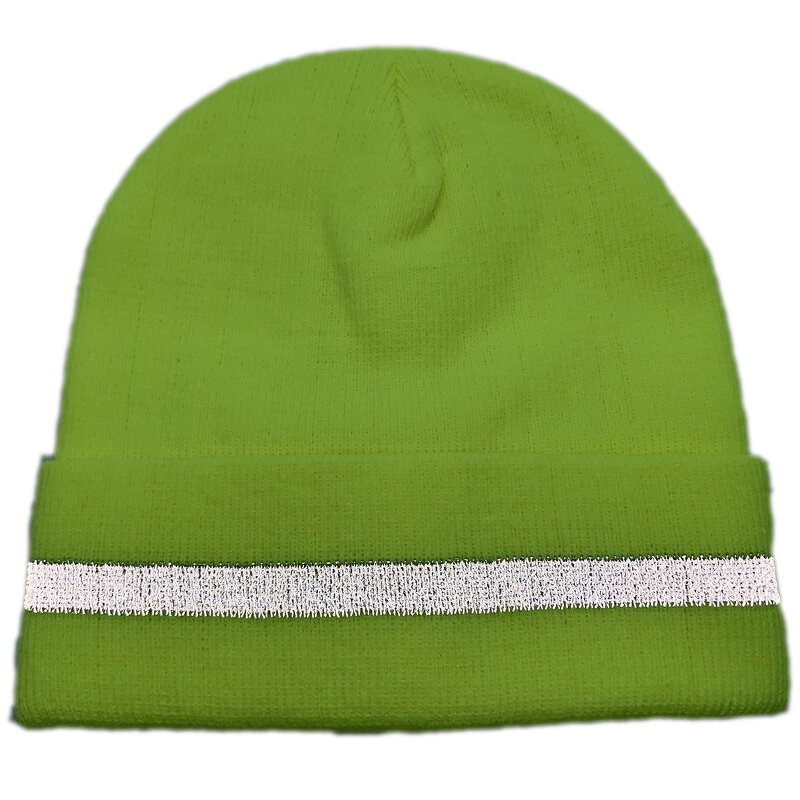 Beanie Hat Factory - OEM/ODM Hi Viz Fluorescent Yellow Orange Black Reflective