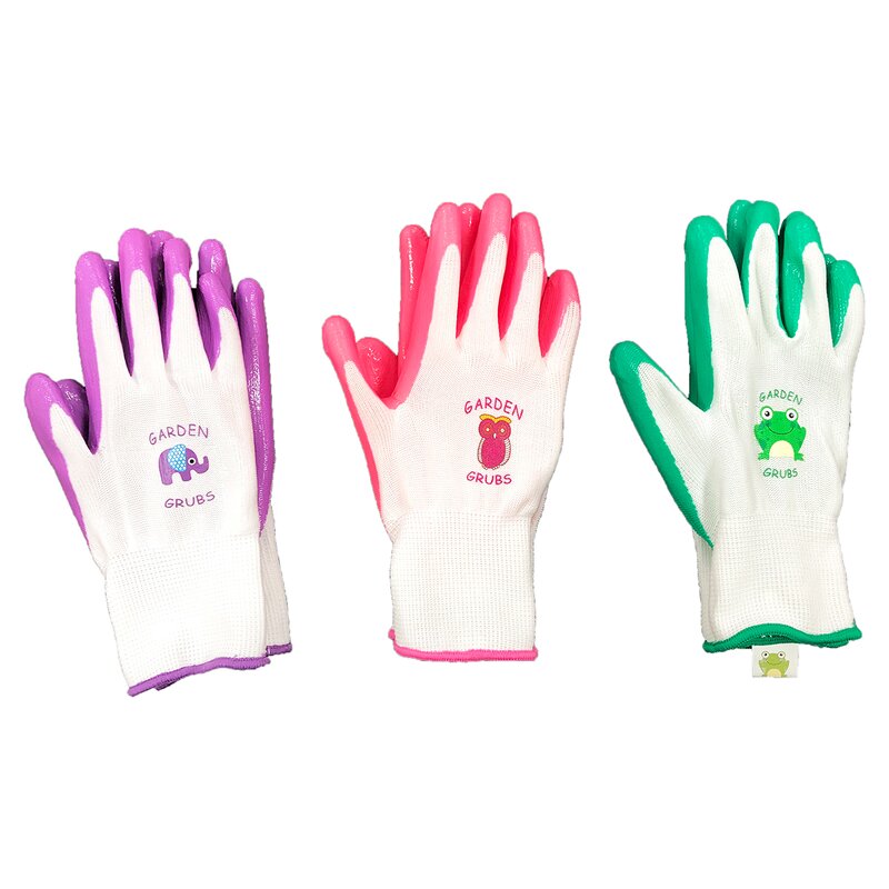 Garden Gloves Manufacturer - OEM/ODM Premium Anti Slip Grip Nitrile Coated for Kids