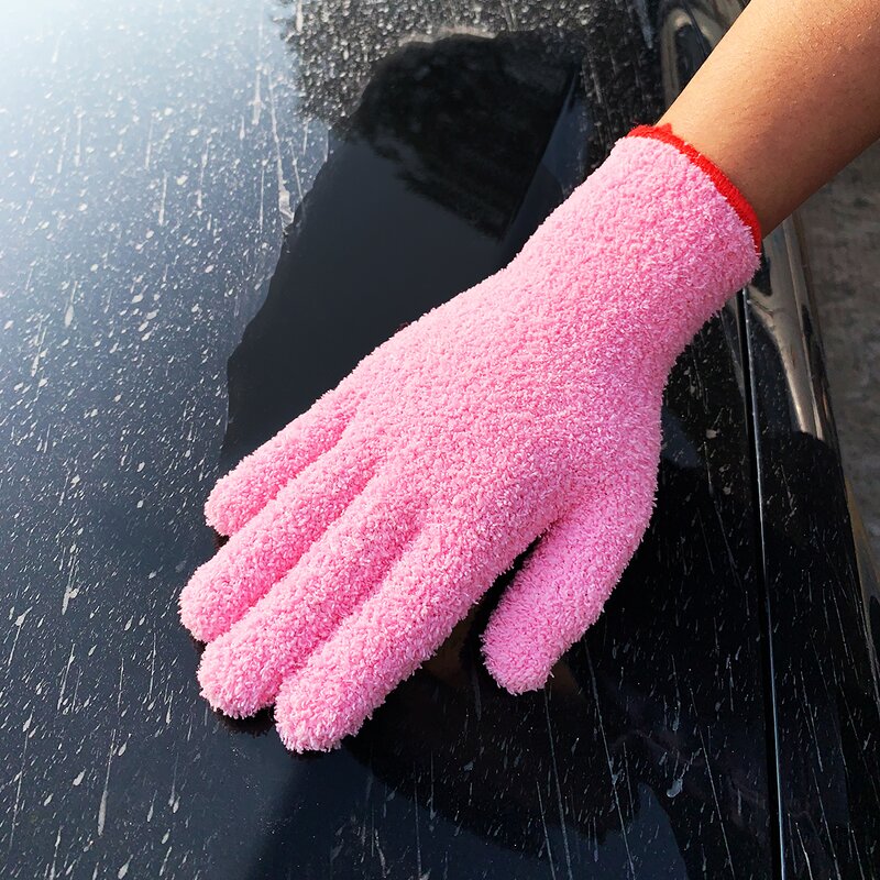 Car Polishing Glove Factory - OEM/ODM Microfiber Pro Detail Dust Cleaning Mitt
