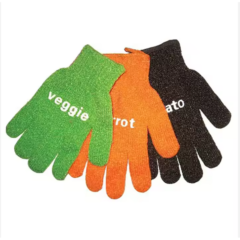 Kitchen Glove Factory - OEM/ODM Strong Friction Nylon Vegetable Potato Peeling Scrubber