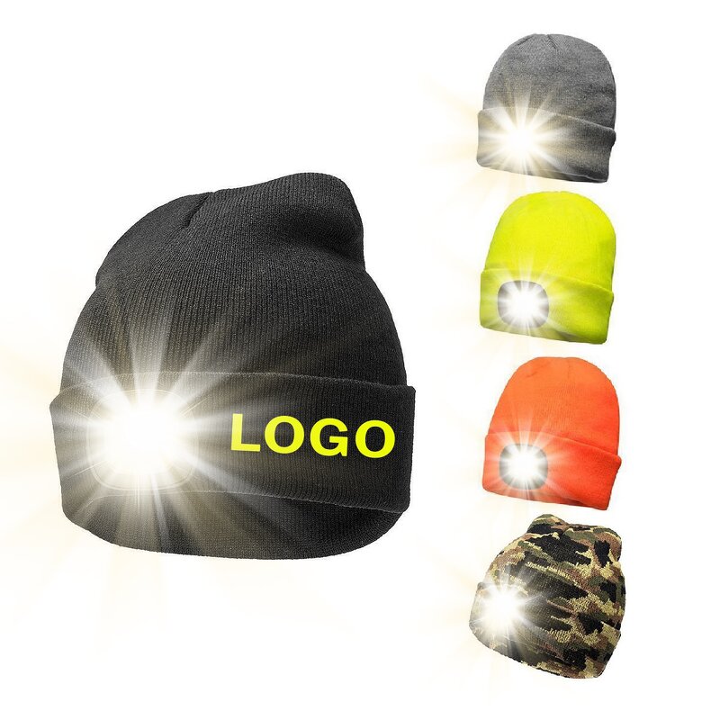 LED Cap Factory - OEM/ODM Custom Rechargeable Led Lighted Headlamp for Winter Fishing
