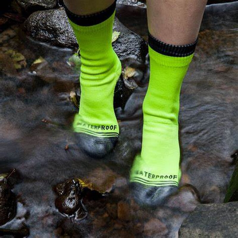 Waterproof Socks Manufacturer - OEM/ODM Custom Black Crew Breathable for Hiking Cycling