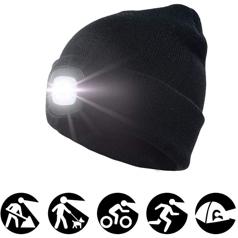 Winter Hat Manufacturer - OEM/ODM Custom Thermal Night Scout USB Rechargeable Knitted