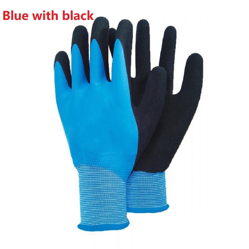 Winter Gloves Manufacturer - OEM/ODM 100% Waterproof Black Nitrile Fleece Lined Outdoor