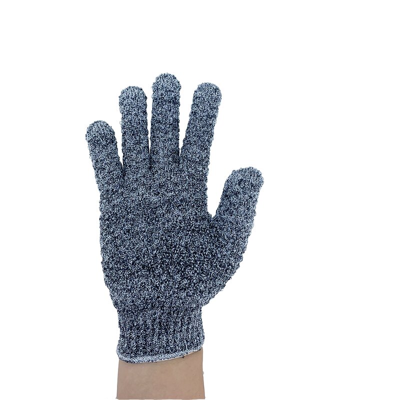 Bath Glove Manufacturer - OEM/ODM Organic Charcoal Bamboo Heavy Exfoliating Mitt