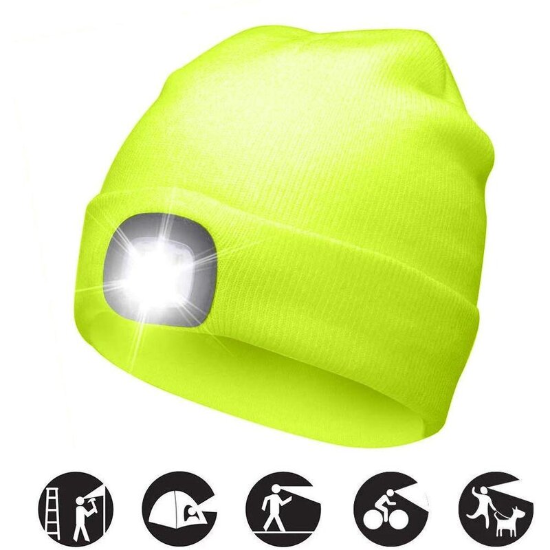 Winter Hat Manufacturer - OEM/ODM Custom Thermal Night Scout USB Rechargeable Knitted