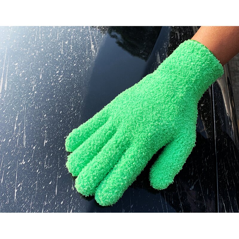 Car Polishing Glove Factory - OEM/ODM Microfiber Pro Detail Dust Cleaning Mitt