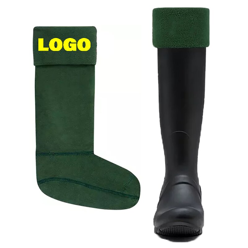 Wellington Socks Factory - OEM/ODM Polar Fleece Welly Socks Long Rain Boot Liner