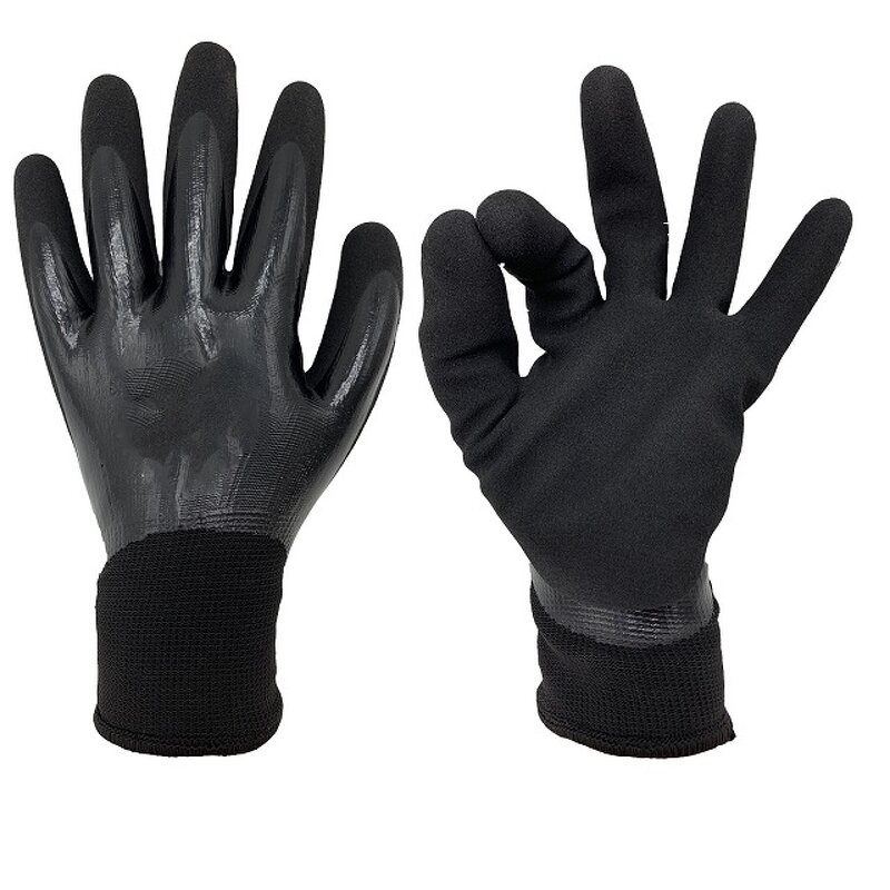 Winter Work Glove Manufacturer - OEM/ODM 100% Waterpoof Thermal Fleece Lined Latex Coated