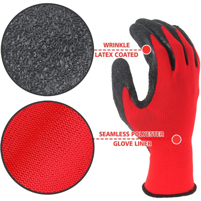 Work Gloves Manufacturer - OEM/ODM Cheap Private Label Latex Rubber Dipped for Garden