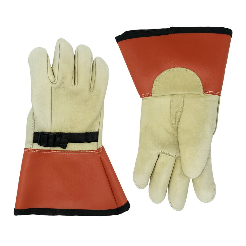 Electrical Gloves Manufacturer - OEM/ODM Leather Protector Lineman High Voltage Utility Work