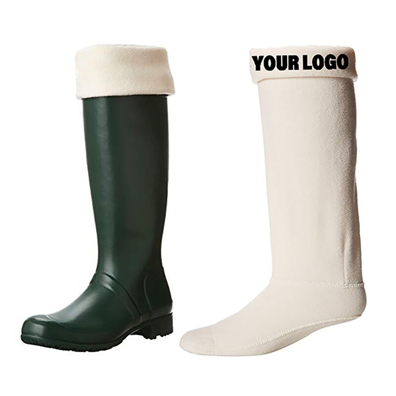 Wellington Socks Factory - OEM/ODM Custom Logo Thermal Fleece Welton Rubber Rain Liner