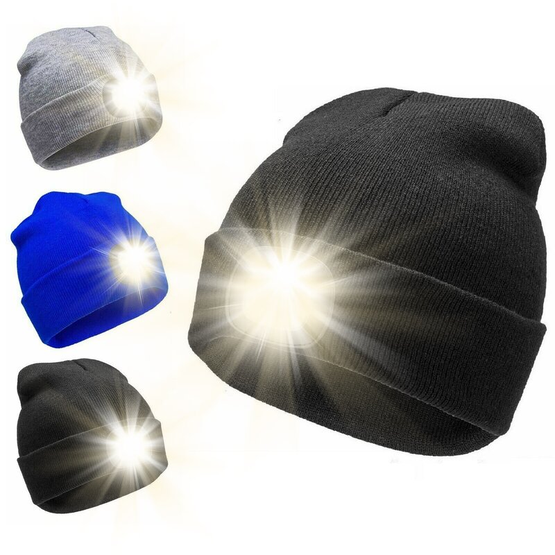 Thermal Beanie Hat Manufacturer - OEM/ODM Winter with USB Rechargeable Led Head Light