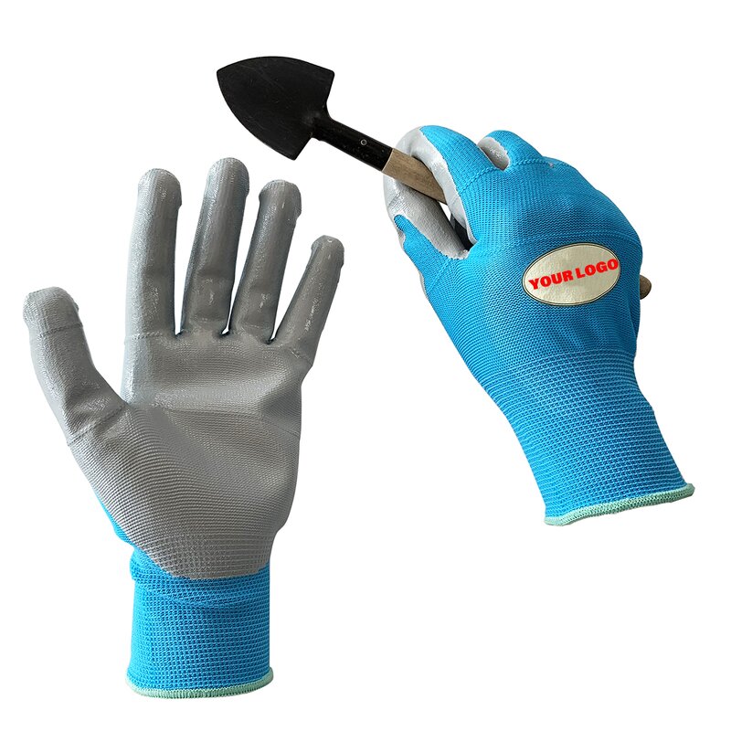Gardening Gloves Factory - OEM/ODM Custom Logo Dust Proof Nitrile for Women Kids DIY