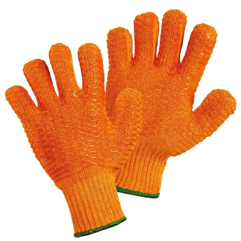 Work Glove Manufacturer - OEM/ODM High Grip PVC Lattice Honeycomb for Freezer Warehouse