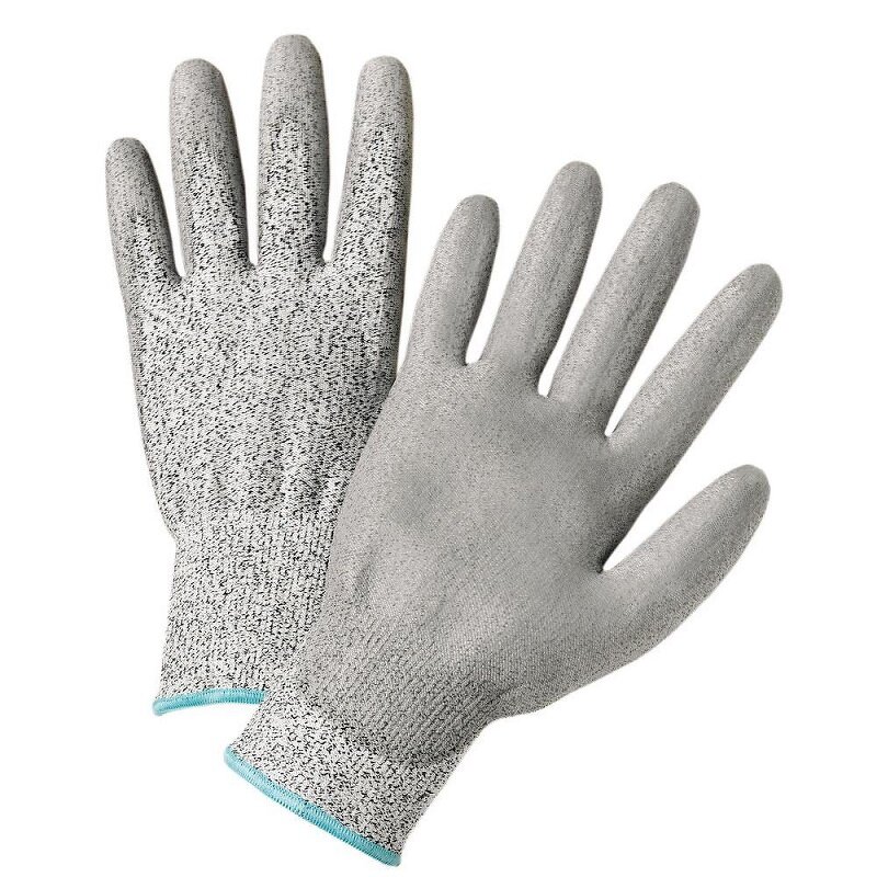 Cut Resistant Gloves Factory - OEM/ODM HPPE PU Dipped Palm Safety for Construction