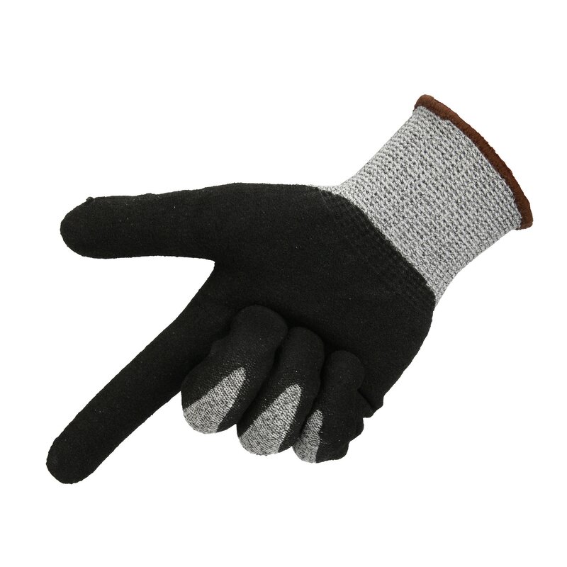 Safety Gloves Manufacturer - OEM/ODM High Durable Foam Nitrile Dipped Palm EN388 HPPE