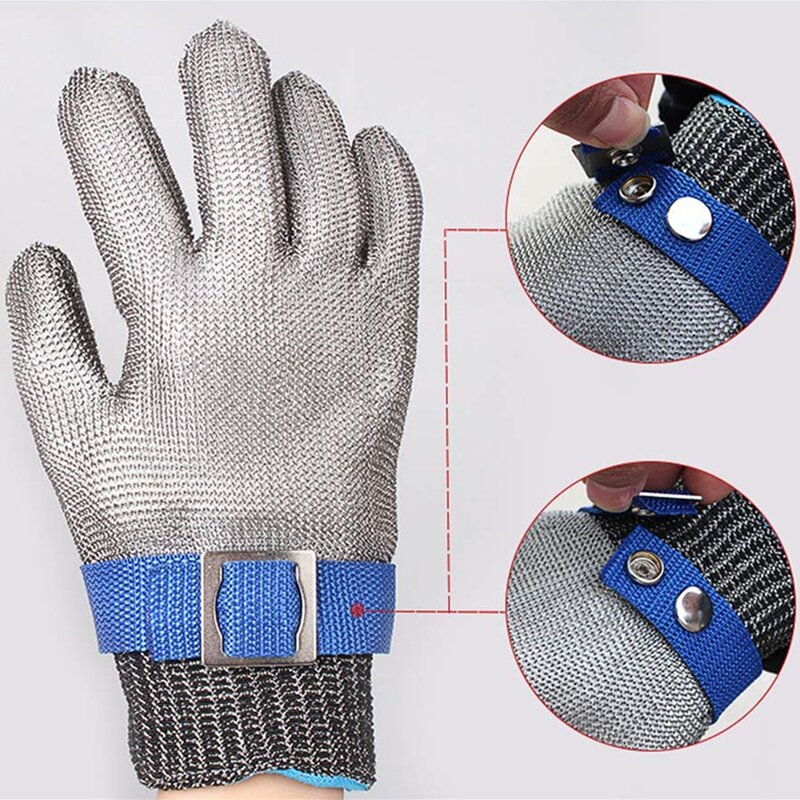 Butcher Gloves Factory - OEM/ODM Level 5 Cut Proof Stainless Steel Metal Mesh