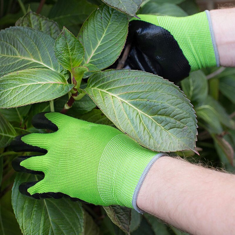Garden Work Gloves Manufacturer - OEM/ODM Natural Bamboo Shell Nitrile Dipped Thorn Proof