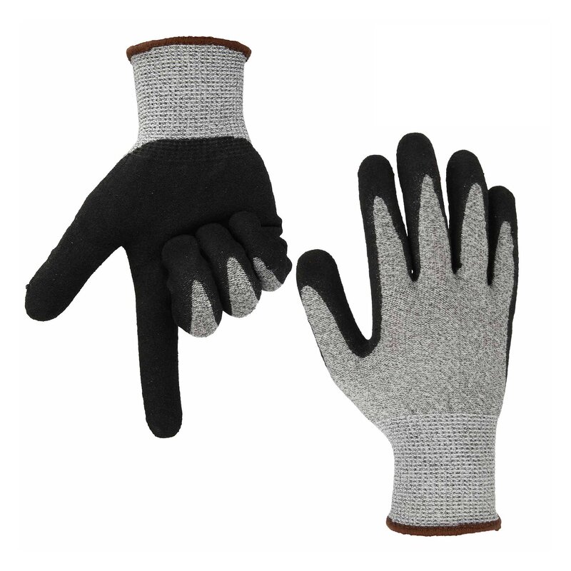 Safety Gloves Manufacturer - OEM/ODM High Durable Foam Nitrile Dipped Palm EN388 HPPE
