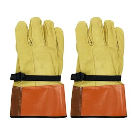 High Voltage Gloves Factory - OEM/ODM Goatskin Work 25kv Electrical for Lineman