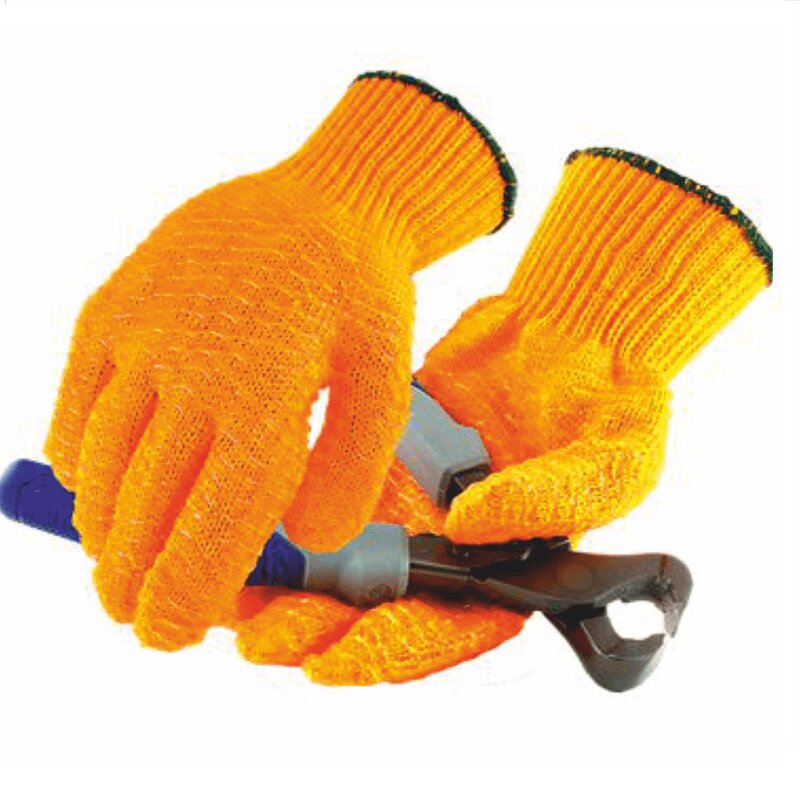 Work Glove Manufacturer - OEM/ODM High Grip PVC Lattice Honeycomb for Freezer Warehouse