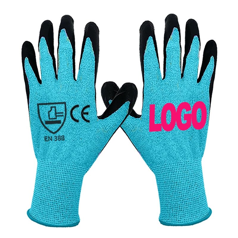 Gardening Gloves Manufacturer - OEM/ODM Custom Logo Breathable Wet Oil Grip Safety